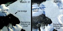 Larsen B ice shelf collapse